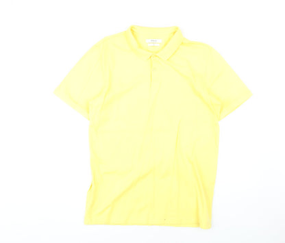 Premium by Jack & Jones Yellow Men's Polo Shirt M
