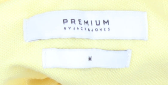 Premium by Jack & Jones Yellow Men's Polo Shirt M