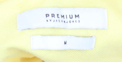 Premium by Jack & Jones Yellow Men's Polo Shirt M
