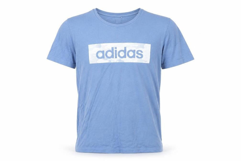 Mens UK Size M adidas Blue  T-Shirt