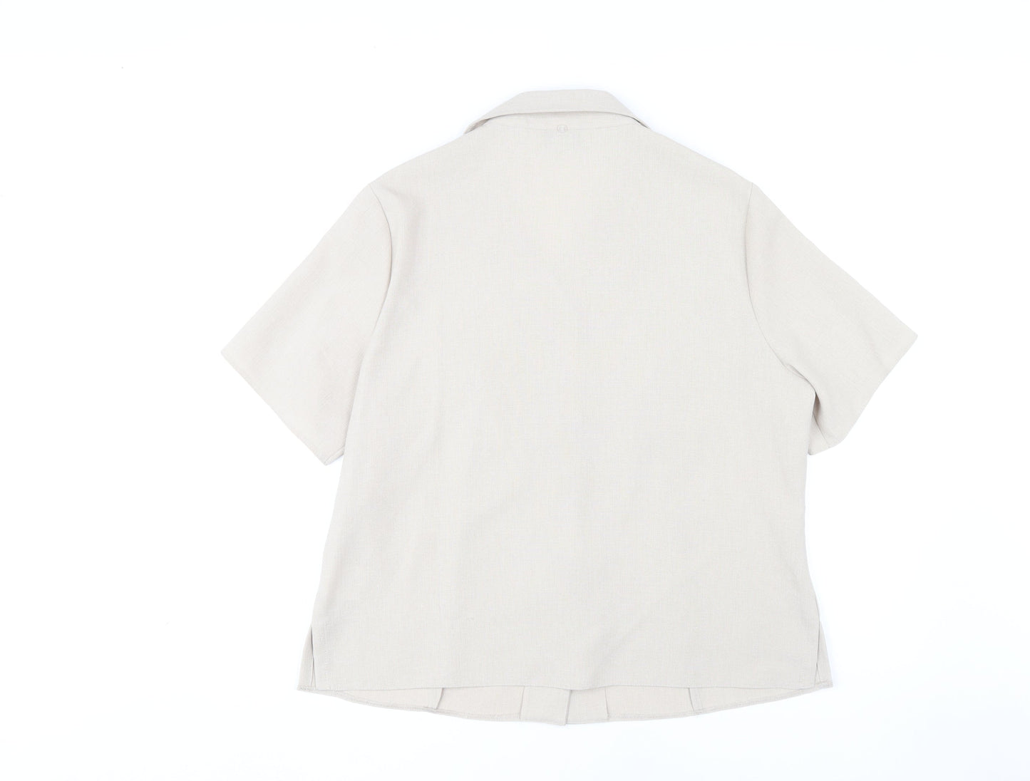 Womens UK Size 16 Honor Millburn Beige Classic Blouse