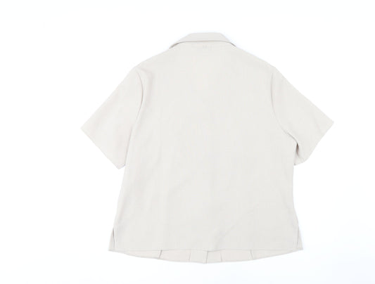 Womens UK Size 16 Honor Millburn Beige Classic Blouse