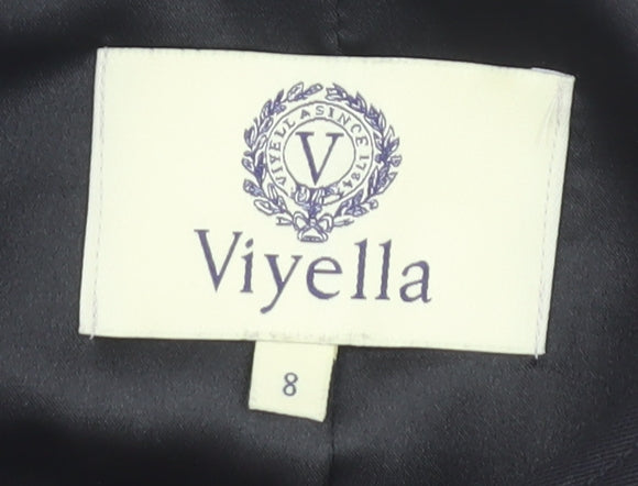 Womens UK Size 8 Viyella Multicoloured Basic Jacket