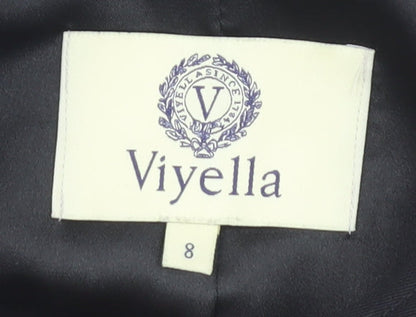 Womens UK Size 8 Viyella Multicoloured Basic Jacket