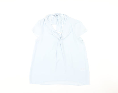 Jasper Conran Women’s Blue Cowl Neck Blouse Size 10