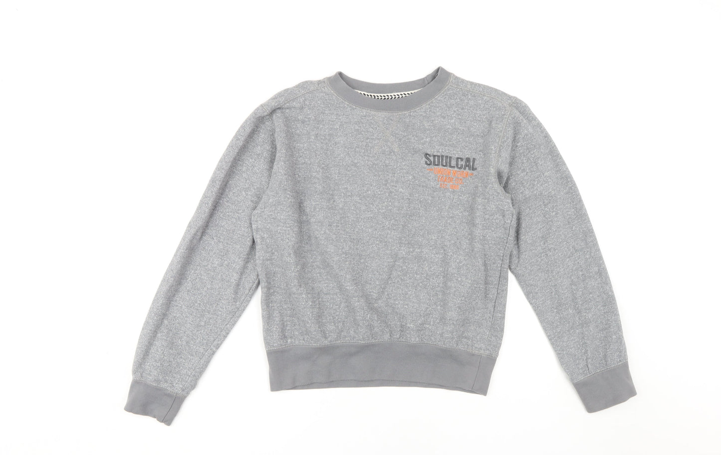 SoulCal & Co Women's Grey Pullover Logo Sweatshirt - M