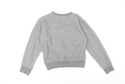 SoulCal & Co Women's Grey Pullover Logo Sweatshirt - M