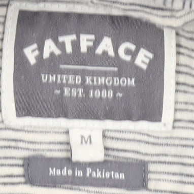 Mens UK Size M FatFace Grey Henley Hoodie