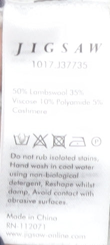 Jigsaw Women’s White Striped XS Pullover Jumper