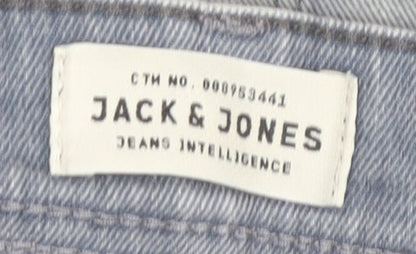 Jack & Jones Men's Blue Slim Straight Jeans 34x34