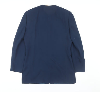 Womens UK Size 8 Viyella Blue Basic Jacket