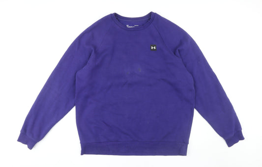 Under Armour Men's Purple Pullover Sweatshirt L