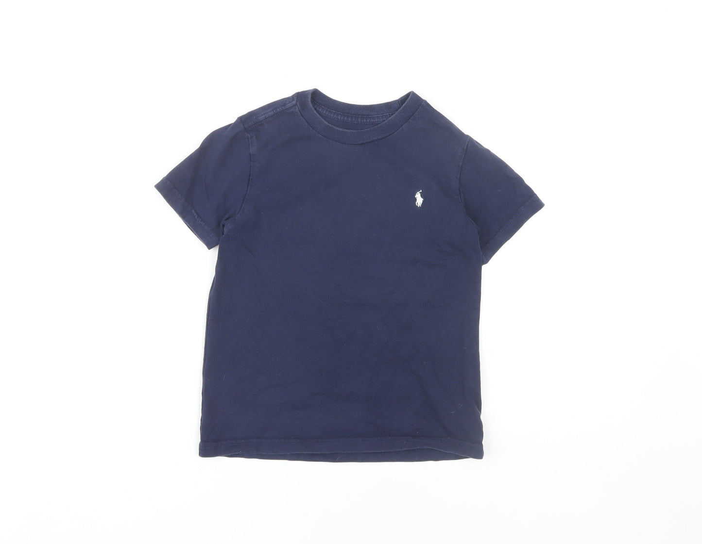 Polo Ralph Lauren Boys' Blue T-Shirt, Logo, Size 5 Years