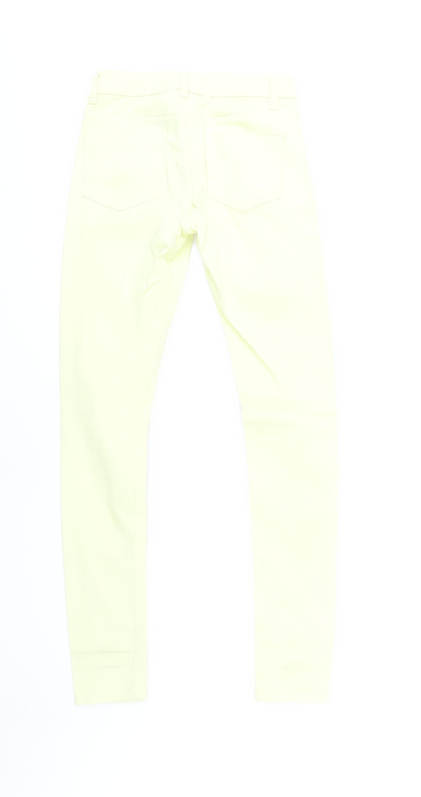 Reiss Women's Yellow Skinny Jeans Size UK 4