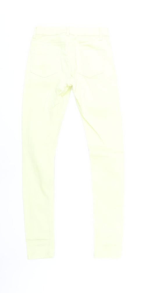 Reiss Women's Yellow Skinny Jeans Size UK 4