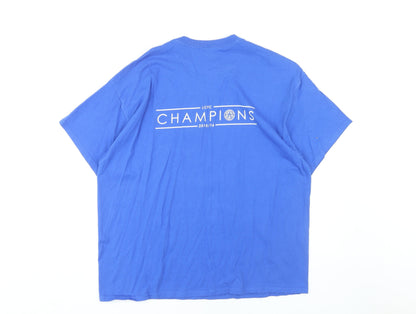 Mens UK Size XL Gildan Blue  T-Shirt
