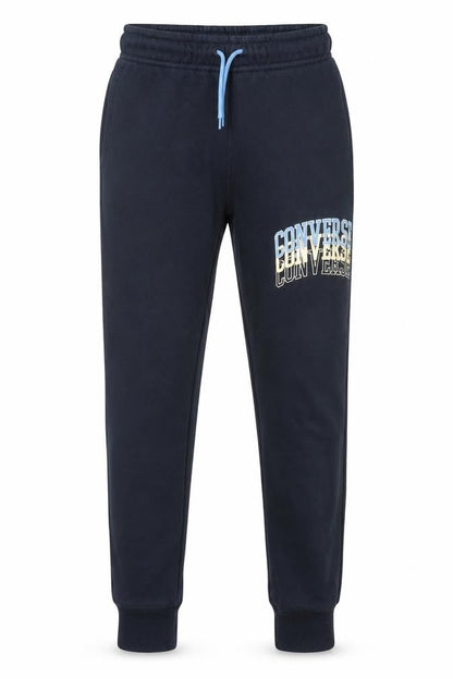 Converse Boys Blue Jogger Trousers Size S Elastic Waist