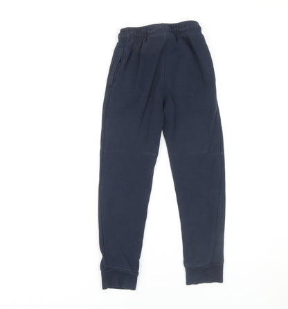 Converse Boys Blue Jogger Trousers Size S Elastic Waist