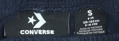 Converse Boys Blue Jogger Trousers Size S Elastic Waist