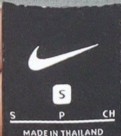 Nike Women's Grey Pullover Sweatshirt, S, Logo