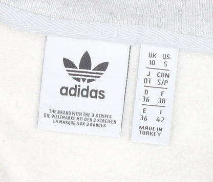 Adidas Women's White Pullover Sweatshirt Size 10