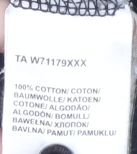 Wrangler Men's Black Striped Polo Shirt M