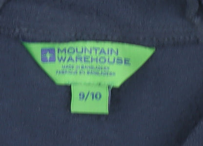 Mountain Warehouse Girls Blue Pullover Hoodie, 9-10 Years