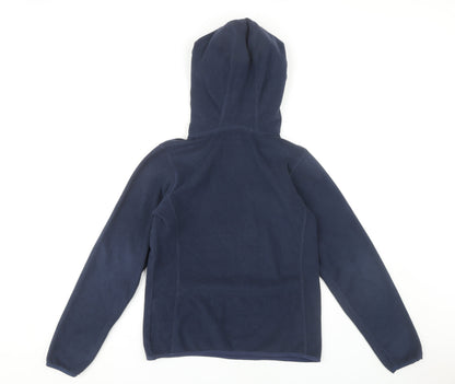 Mountain Warehouse Girls Blue Fleece Hoodie, Size 8 Years