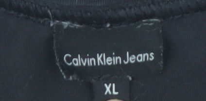 Mens UK Size XL Calvin Klein Jeans Black  T-Shirt