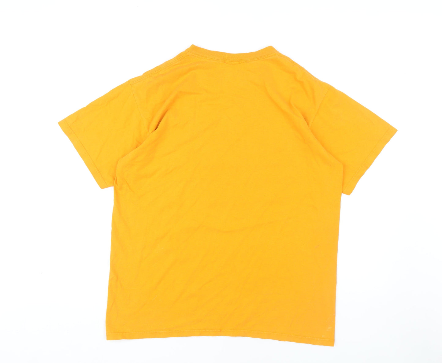 Adidas Men's Orange Sports T-Shirt L