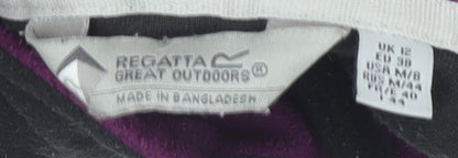 Regatta Women's Black Pullover Fleece Sweatshirt Size 12