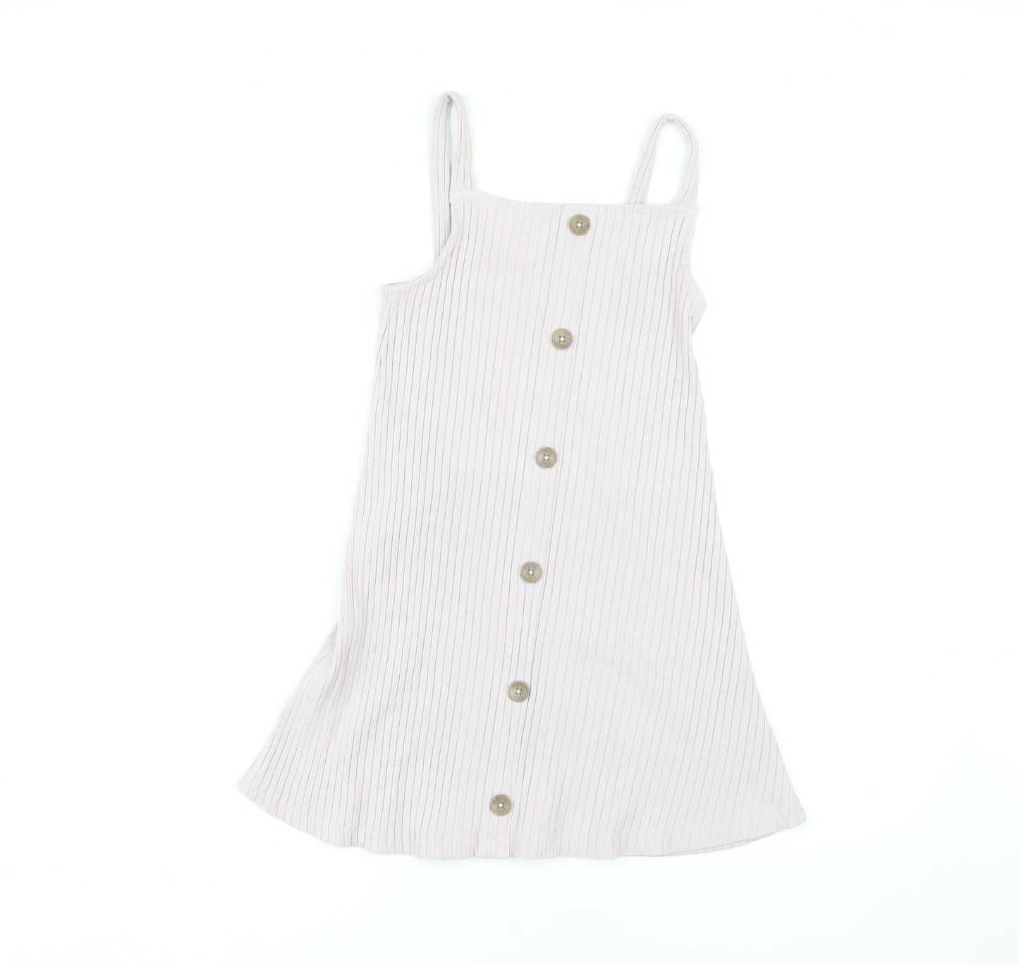 Firetrap Girls Beige Strappy Dress 9-10 Years, Cotton Blend