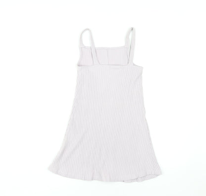 Firetrap Girls Beige Strappy Dress 9-10 Years, Cotton Blend