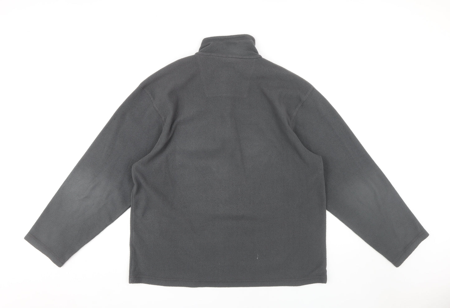 Mens UK Size L Regatta Grey 1/2 Zip Sweatshirt