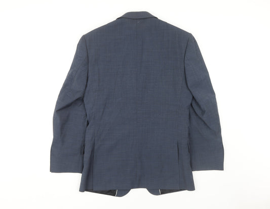 Mens UK Size 36 Ben Sherman Regular Blue Suit Jacket