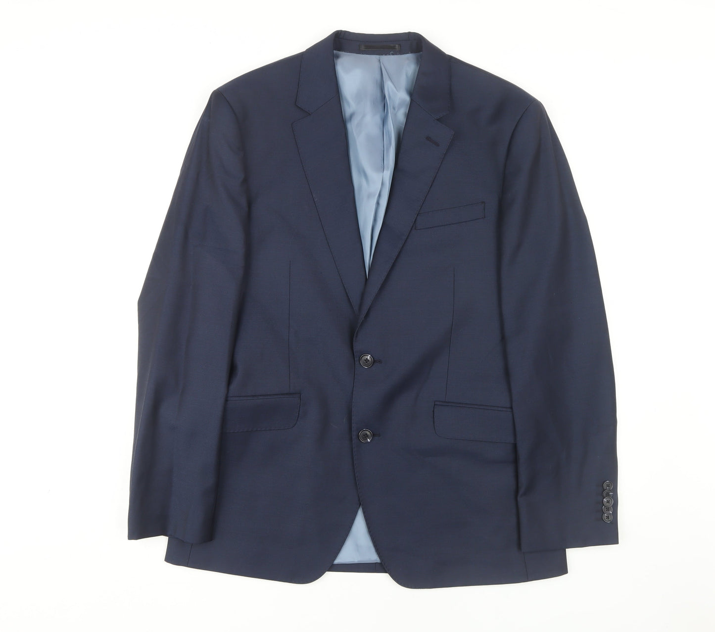 Mens UK Size 38 T.M.Lewin Regular Blue Suit Jacket