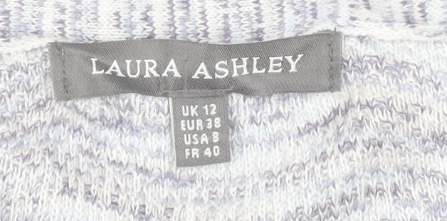 Womens UK Size 12 Laura Ashley Multicoloured Cardigan Jumper
