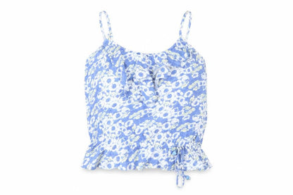 Womens UK Size 8 Mantaray Blue Camisole Tank