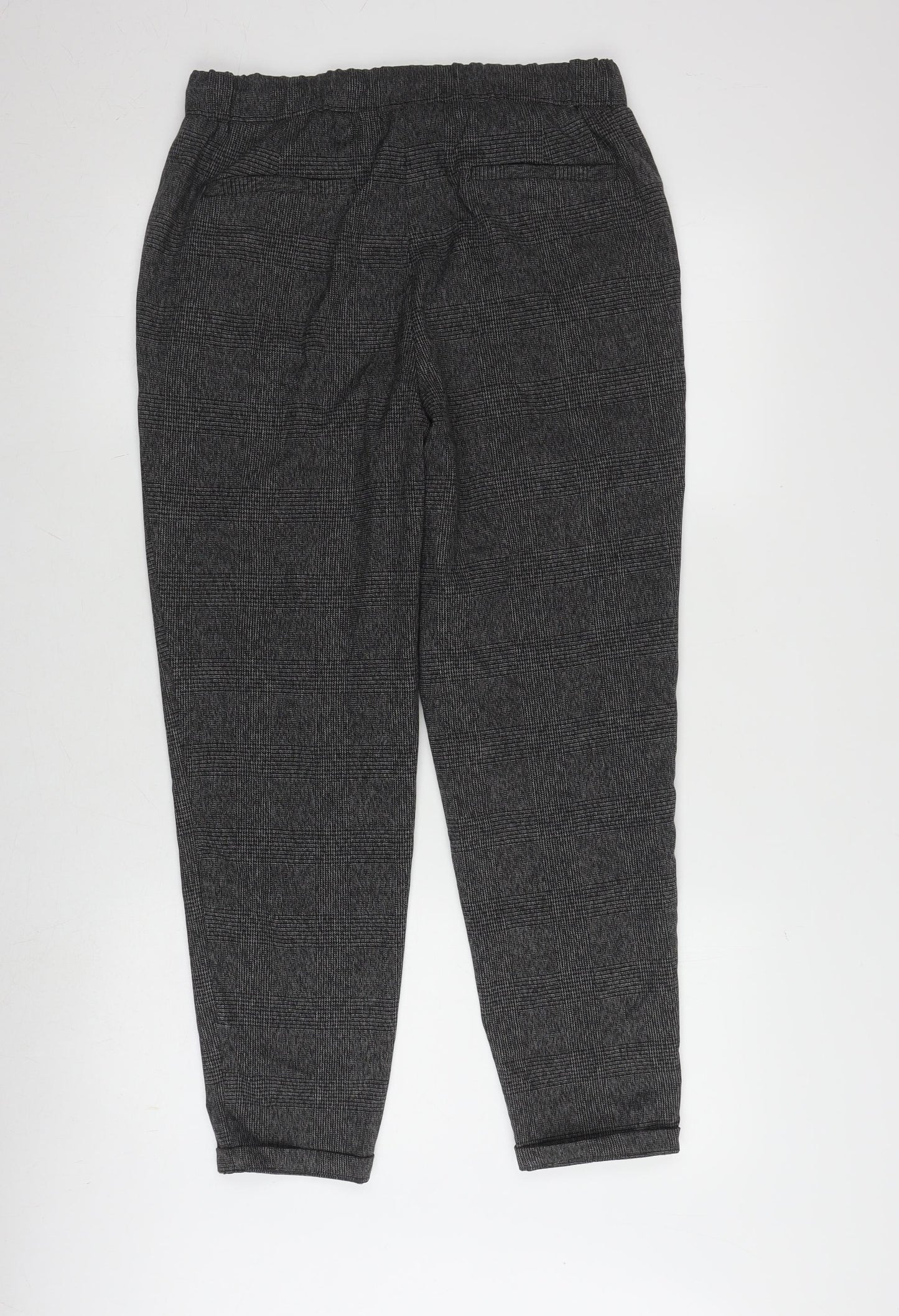 Broadway NYC Grey Check Jogger Trousers - Women S
