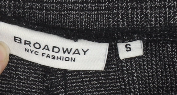 Broadway NYC Grey Check Jogger Trousers - Women S