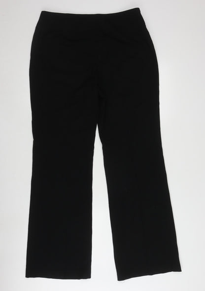 Womens UK Size 14 Marks and Spencer Regular Fit  Black Trousers