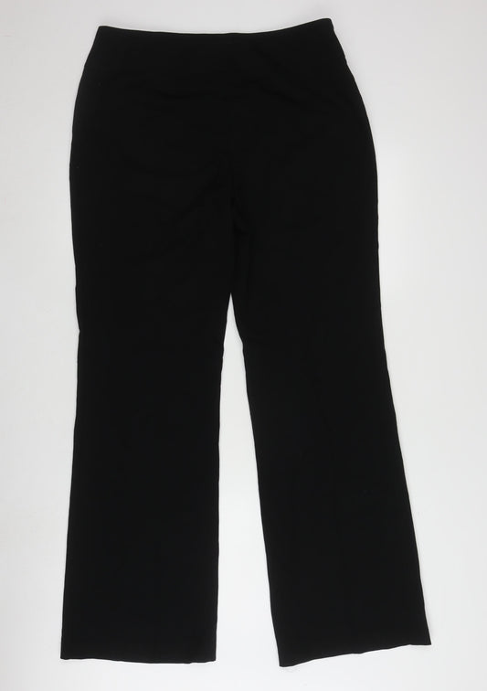 Womens UK Size 14 Marks and Spencer Regular Fit  Black Trousers