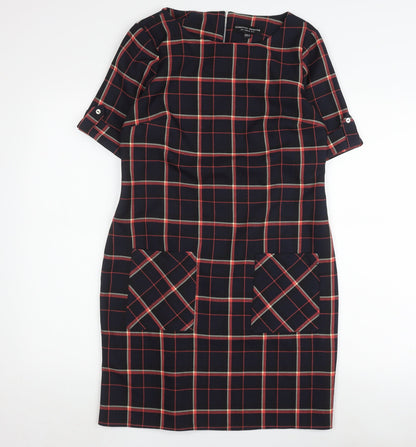 Dorothy Perkins Women's Plaid Shift Dress Size 10