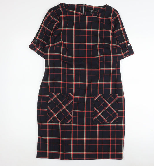 Dorothy Perkins Women's Plaid Shift Dress Size 10
