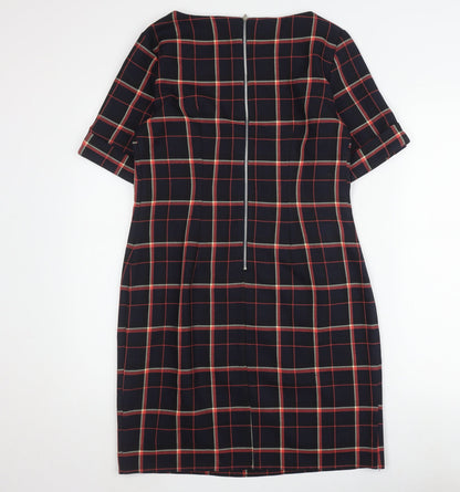 Dorothy Perkins Women's Plaid Shift Dress Size 10