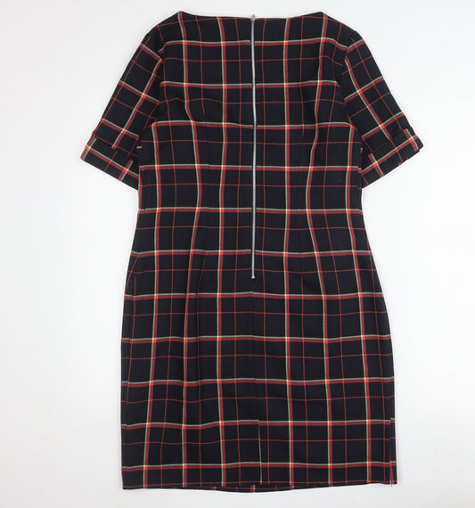 Dorothy Perkins Women's Plaid Shift Dress Size 10