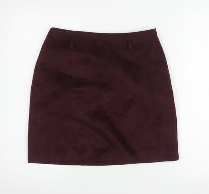 New Look Women's Red Pencil Skirt Size 10 - Stylish & Chic