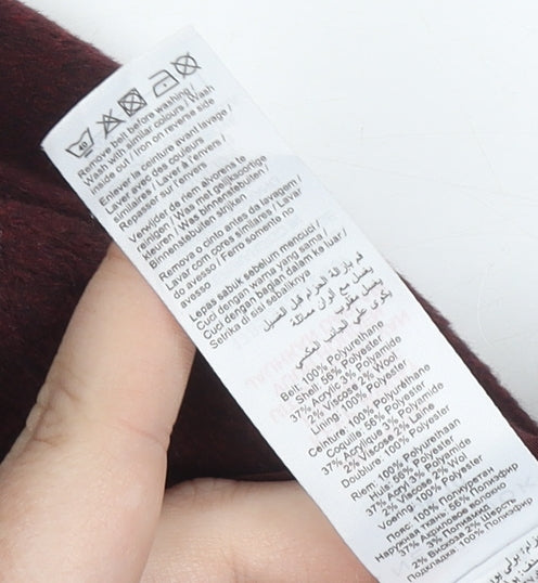 New Look Women's Red Pencil Skirt Size 10 - Stylish & Chic