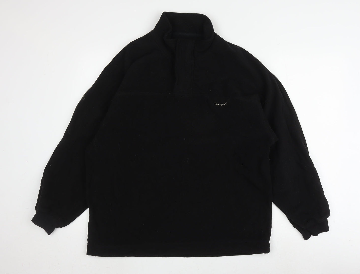 Rockport Men's Black Fleece Logo Sweatshirt L