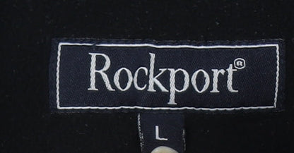 Rockport Men's Black Fleece Logo Sweatshirt L